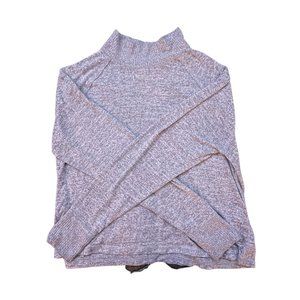 Abercrombie Grey Mock Neck Long Sleeve